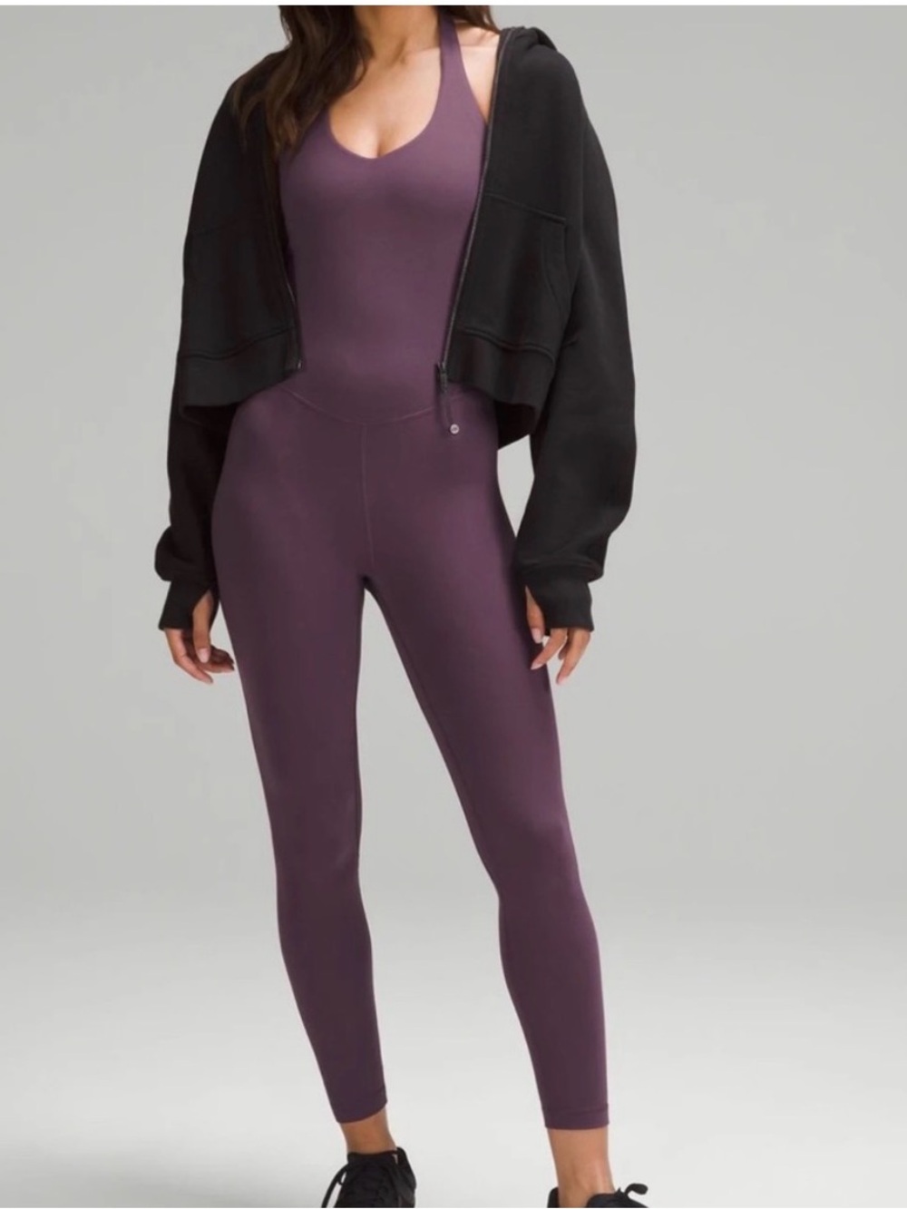 lululemon Align
Halter Bodysuit 
Women’s Plum Scoop-Neck Jumpsuit